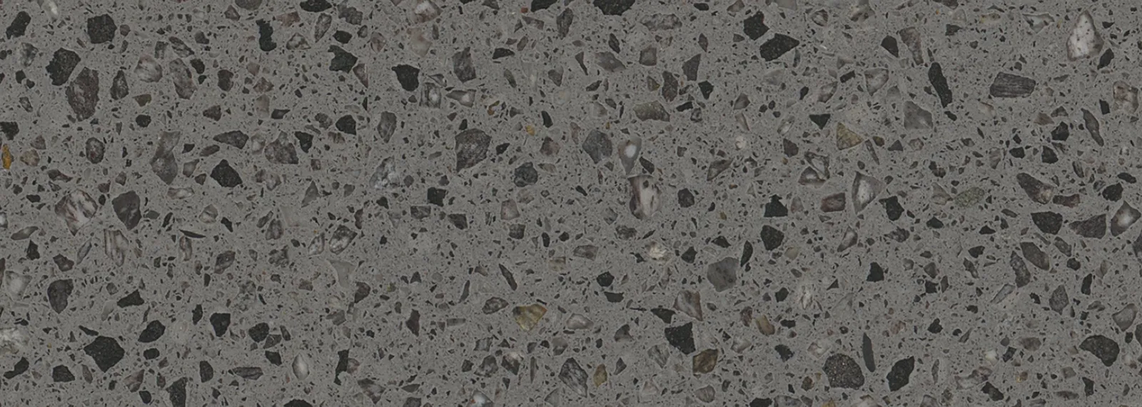 Technistone Taurus Terazzo Grey — кварцевый агломерат